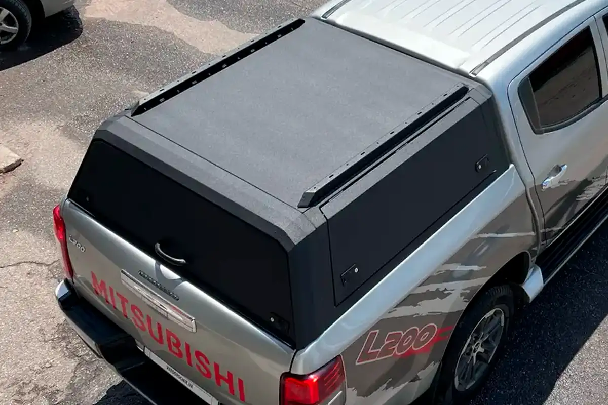 Встановлення сталевого кунга AQM T80 на Mitsubishi L200